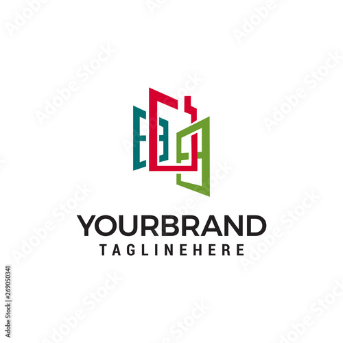 windows logo design concept template vector