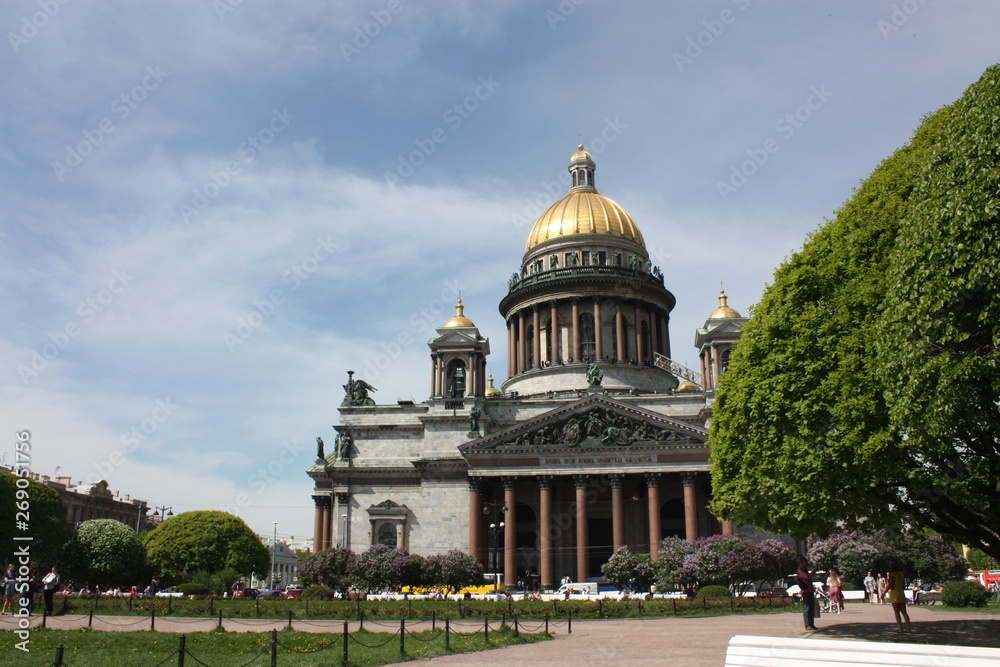 view of St. Isaac's Cathedral St. Petersburg 