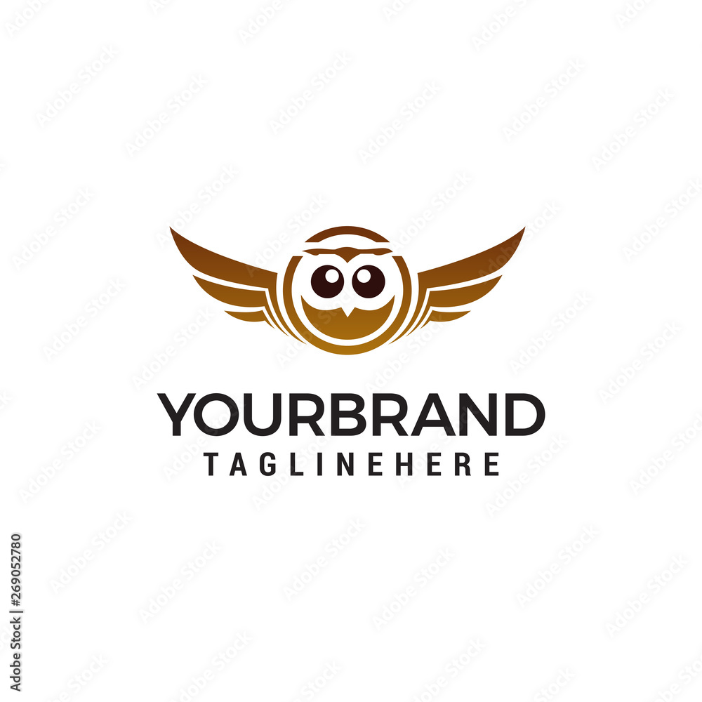 owl logo design concept template vector owl logo design concept template vector