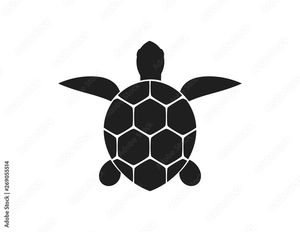 Obraz premium Sea turtle icon.