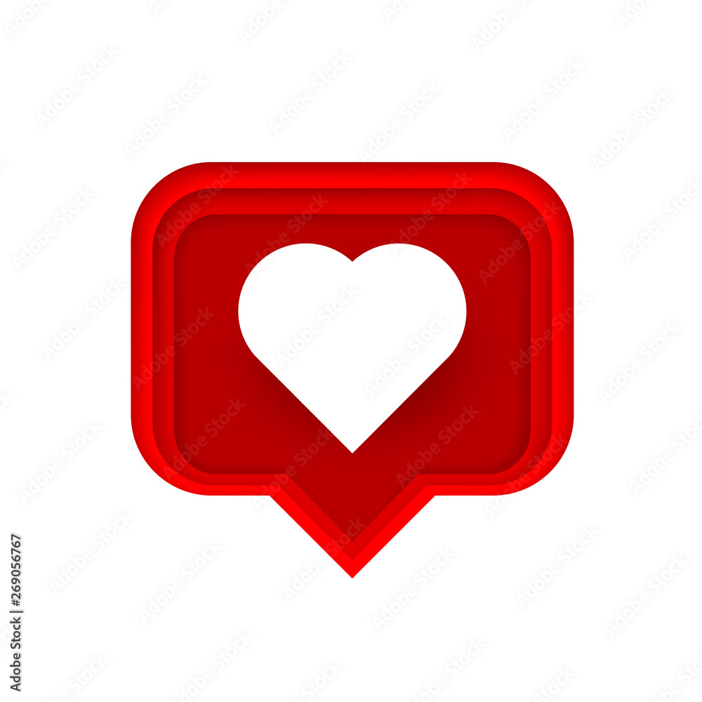 Frame heart like social network. white background. Frame heart like social network. white background.