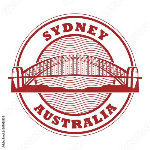 Stamp Sydney Harbour Bridge, Australia