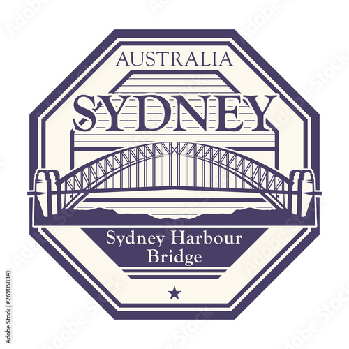 Stamp Sydney Harbour Bridge, Australia