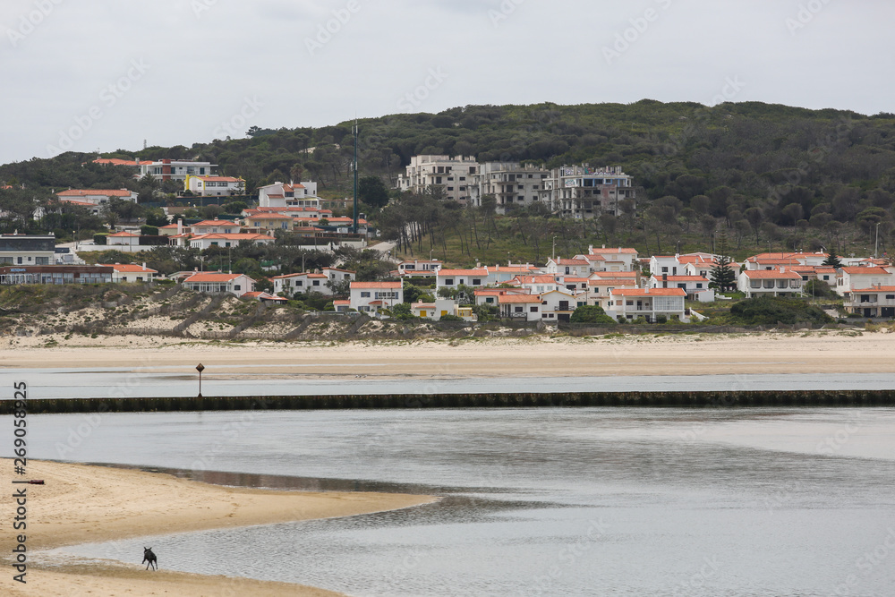 lagoa de Obidos in Foz do Arelho Portugal