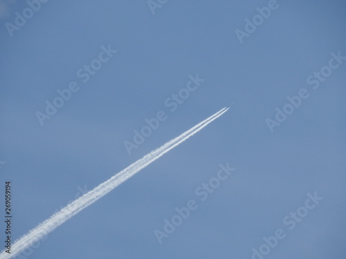 airplane in the sky
