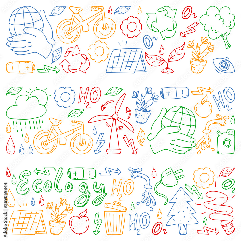 Vector logo, design and badge in trendy drawing style - zero waste concept, recycle and reuse, reduce - ecological lifestyle and sustainable developments icons. Vector logo, design and badge in trendy drawing style - zero waste concept, recycle and reuse, reduce - ecological lifestyle and sustainable developments icons.