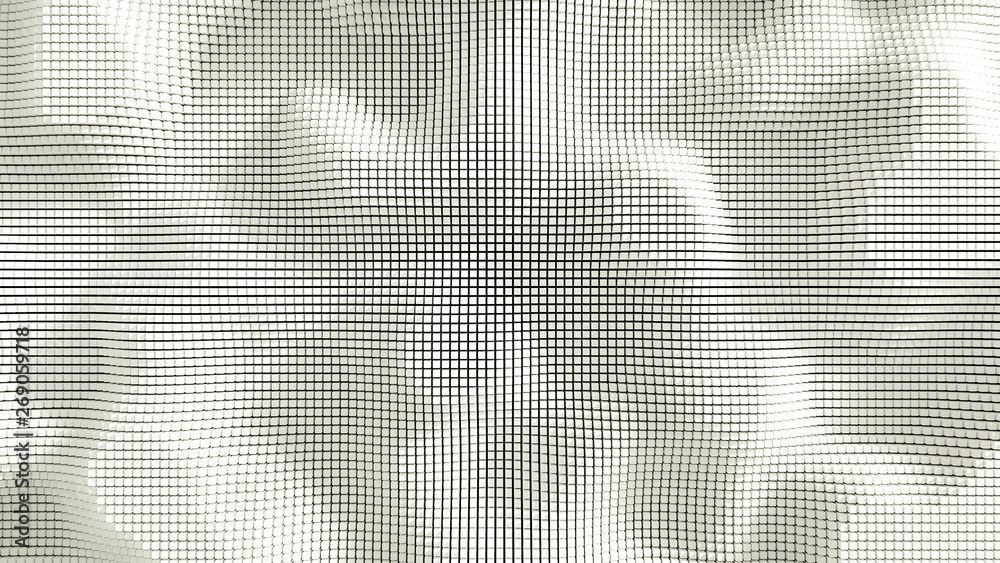 Beautiful white fantasy abstraction from cubes. 3d illustration, 3d rendering. Beautiful white fantasy abstraction from cubes. 3d illustration, 3d rendering.