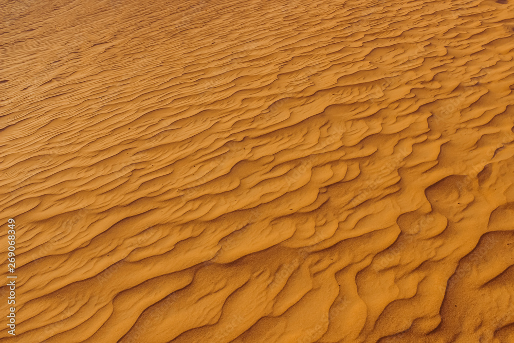 Sand dunes of the desert close up. Dubai 2019 Sand dunes of the desert close up. Dubai 2019