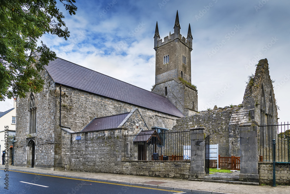 Fototapeta premium Ennis Friary, Ennis, Ireland