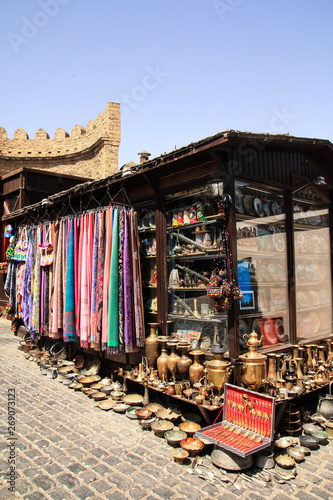 Traditional store in the centre of Baku