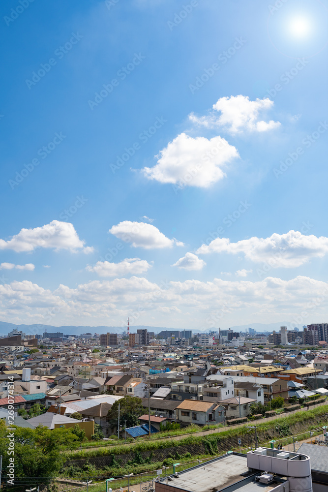 Obraz premium 江坂 都市風景
