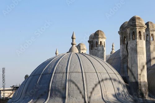 Dome cube roofs Istanbul, Turkey