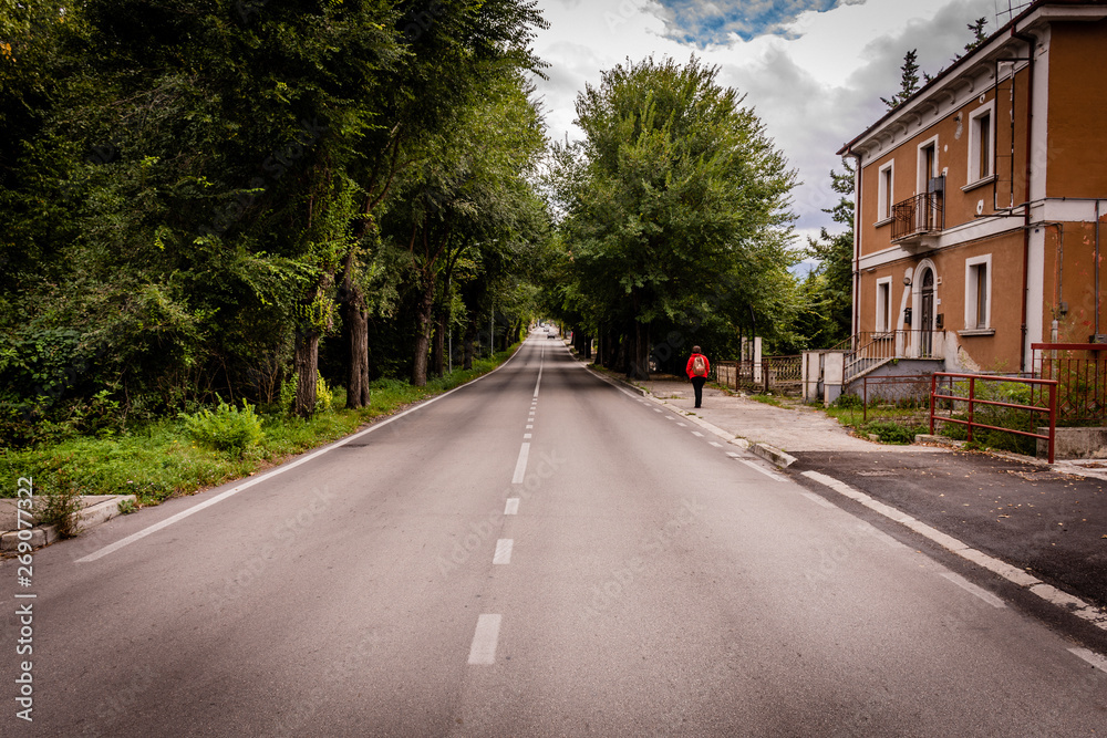 street in the city