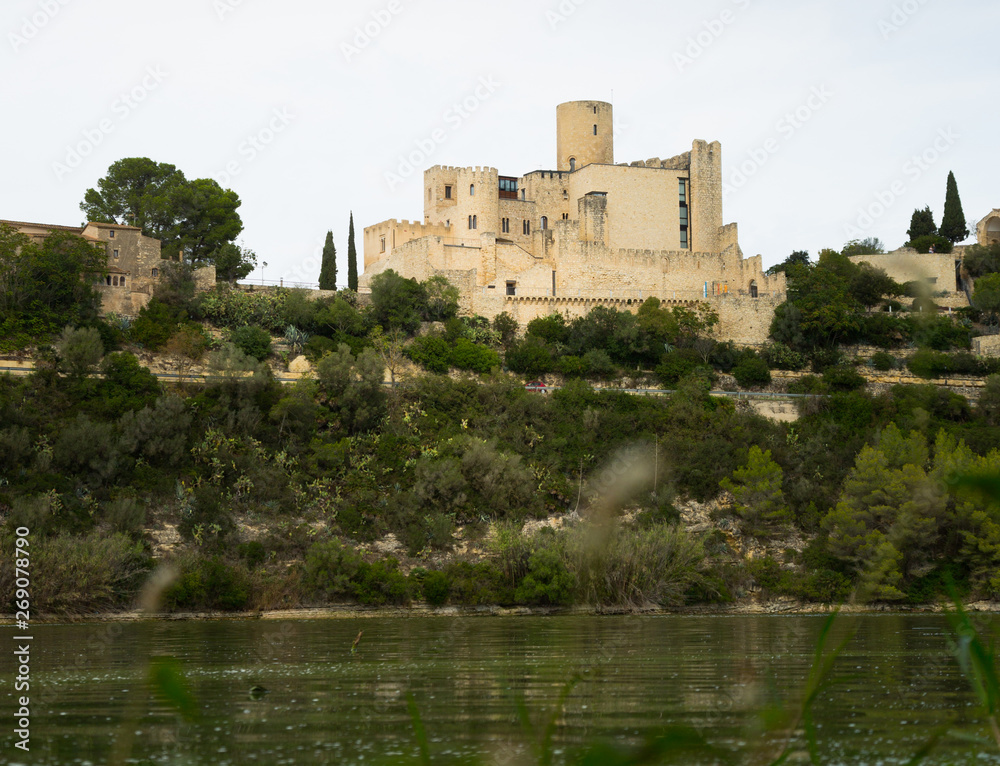 Castellet Castle view