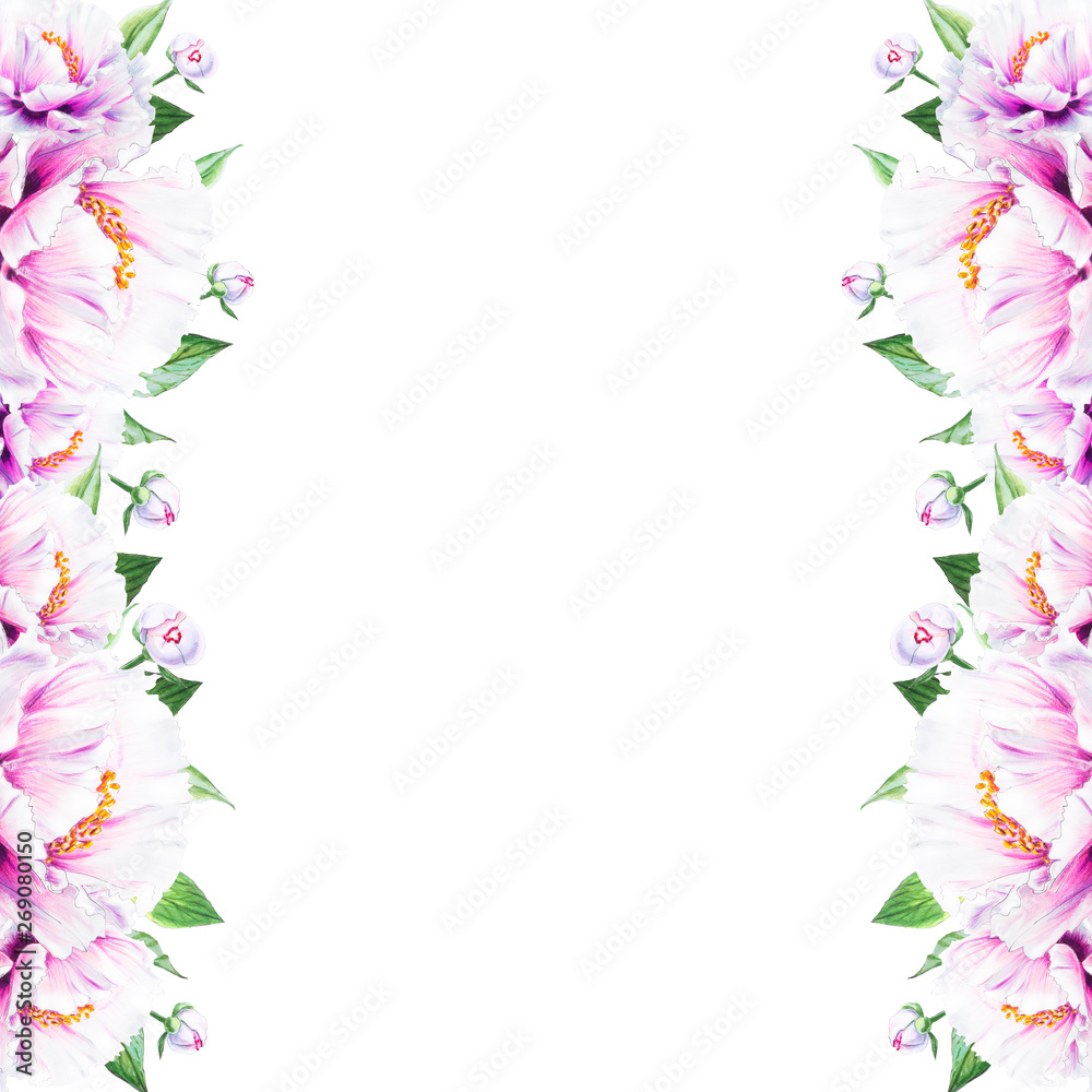 Beautiful white peony frame. Bouquet of flowers. Floral print. Marker drawing. Watercolor painting. Wedding and birthday composition. Greeting card. Flower painted background. Hand drawn illustration. Beautiful white peony frame. Bouquet of flowers. Floral print. Marker drawing. Watercolor painting. Wedding and birthday composition. Greeting card. Flower painted background. Hand drawn illustration.