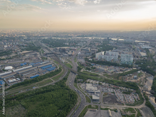 Aerial view of St. Petersburg © Balagurov Dmitry