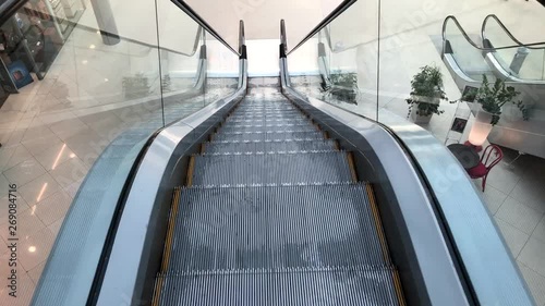 Empty Escalator in the centre