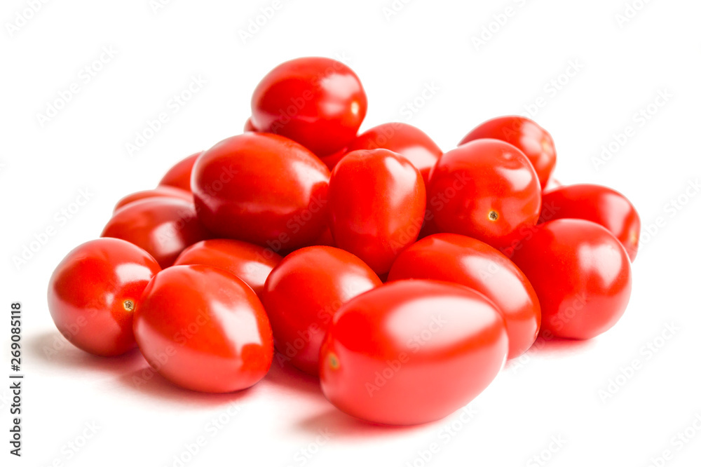 Small cherry tomatoes. Concept of healthy nutrition. Small cherry tomatoes. Concept of healthy nutrition.