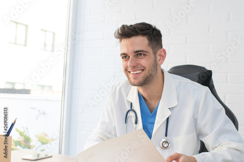 doctor in the office or working in the hospital, health professionals