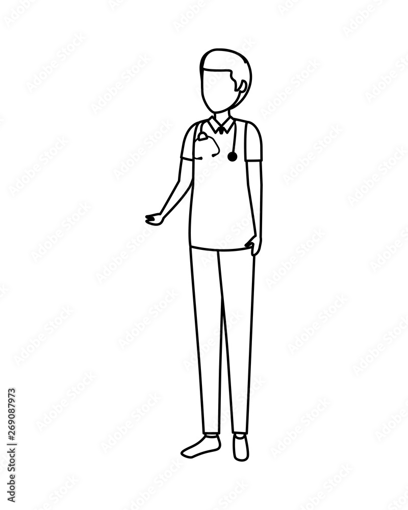 professional doctor avatar character professional doctor avatar character