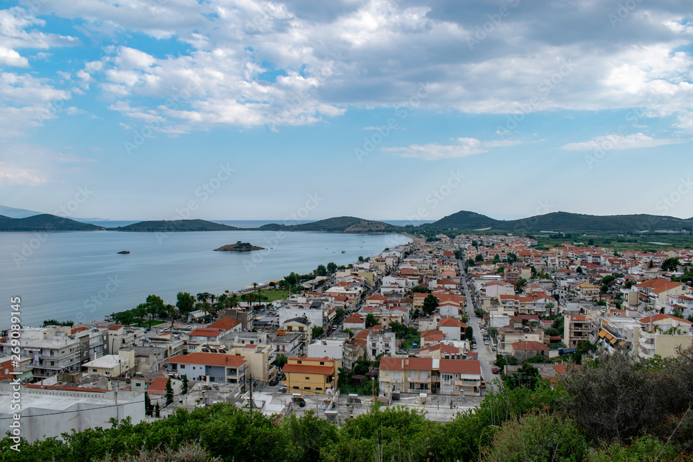 Griechisches Dorf am Meer