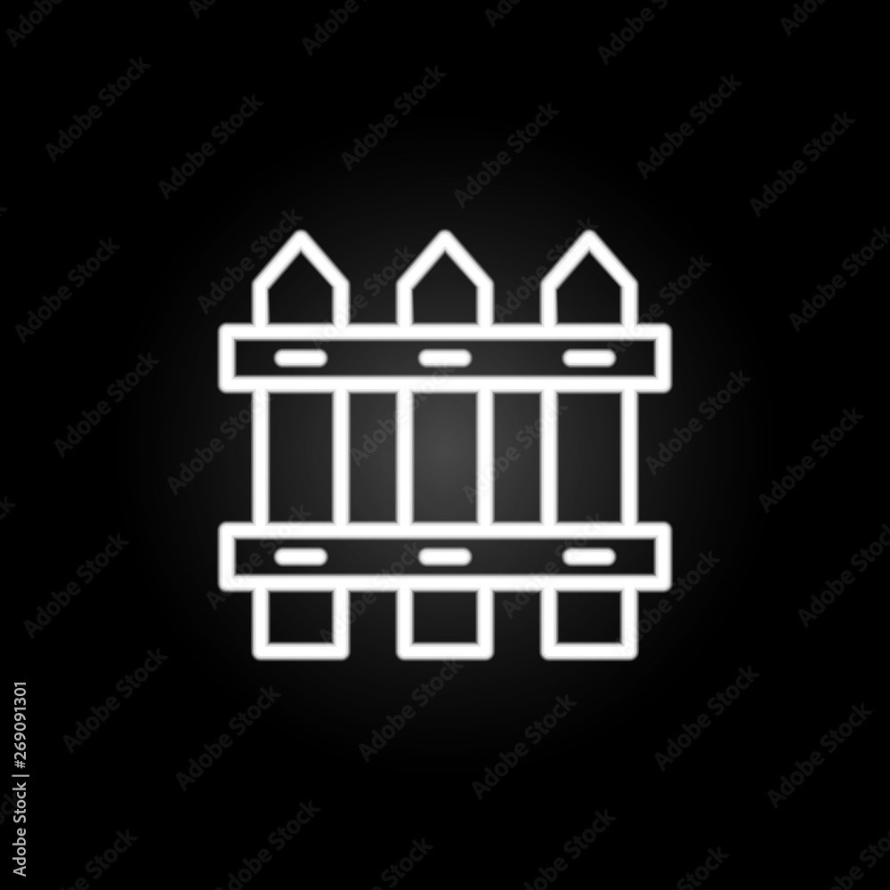 farm fence neon icon. Elements of farm set. Simple icon for websites, web design, mobile app, info graphics farm fence neon icon. Elements of farm set. Simple icon for websites, web design, mobile app, info graphics