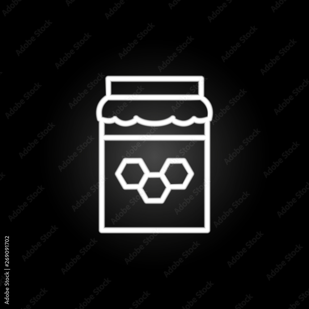 farm, honey neon icon. Elements of farm set. Simple icon for websites, web design, mobile app, info graphics farm, honey neon icon. Elements of farm set. Simple icon for websites, web design, mobile app, info graphics