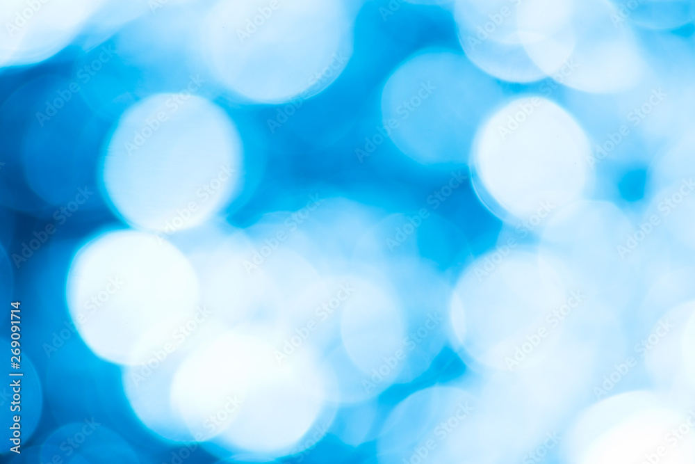 Blue blurred background with bokeh Blue blurred background with bokeh