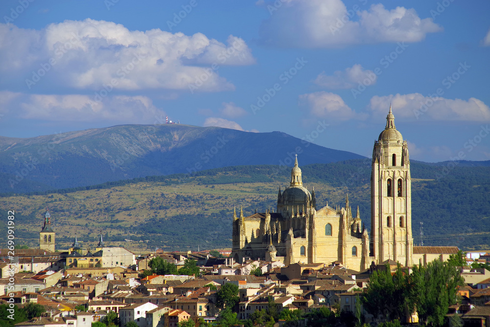 Segovia medieval city in Spain, Europe