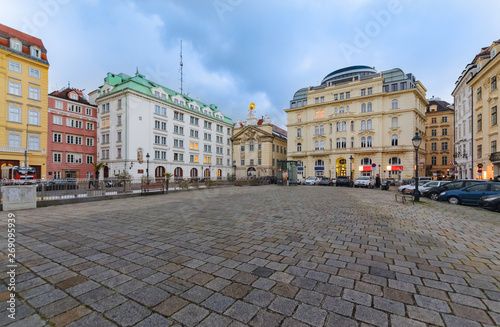 The square in the central part of Vienna