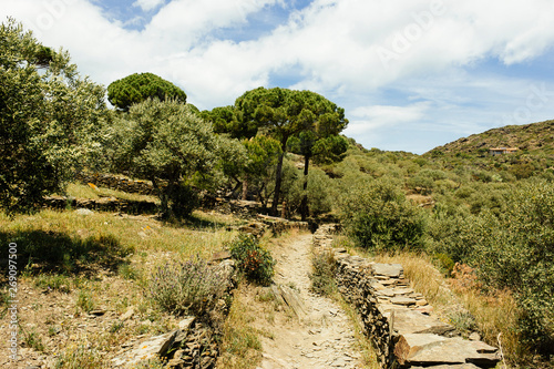 Hiking on Camí de Ronda trail, Cap de Creus
