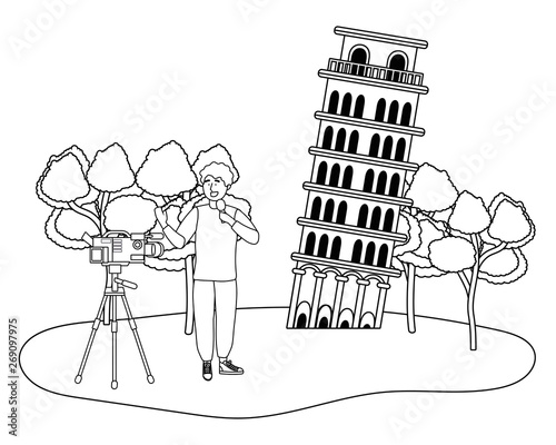 Broadcasting reportage design