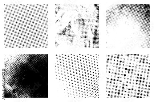 Halftone Overlays Set