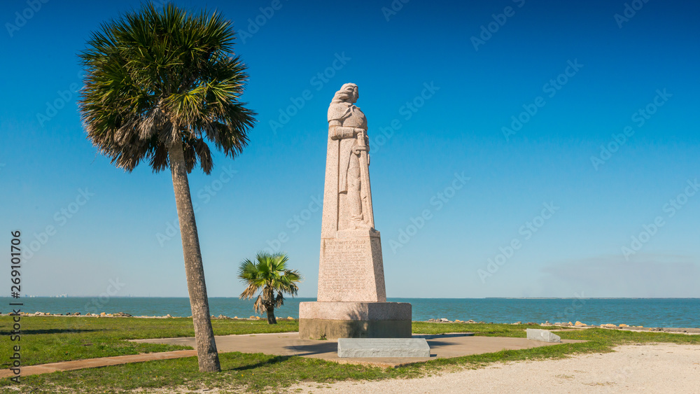 Obraz premium LaSalle Monument, Matagorda, Texas