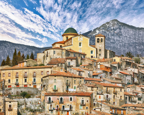 Panoramic view of Morano Calabro