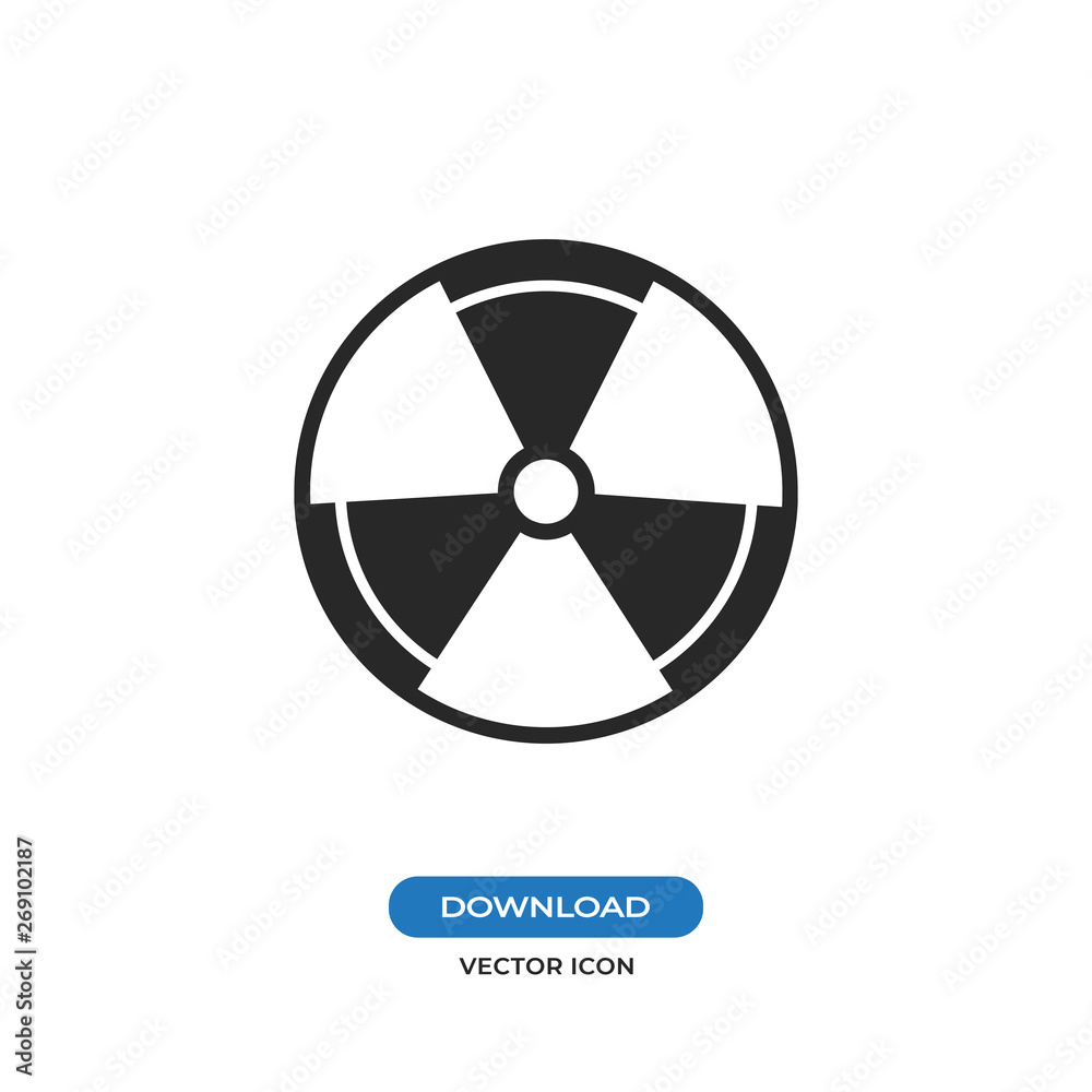 Radiation vector icon Radiation vector icon