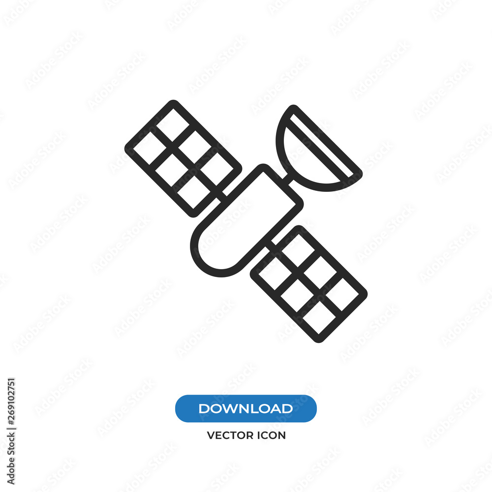 Satellite vector icon Satellite vector icon