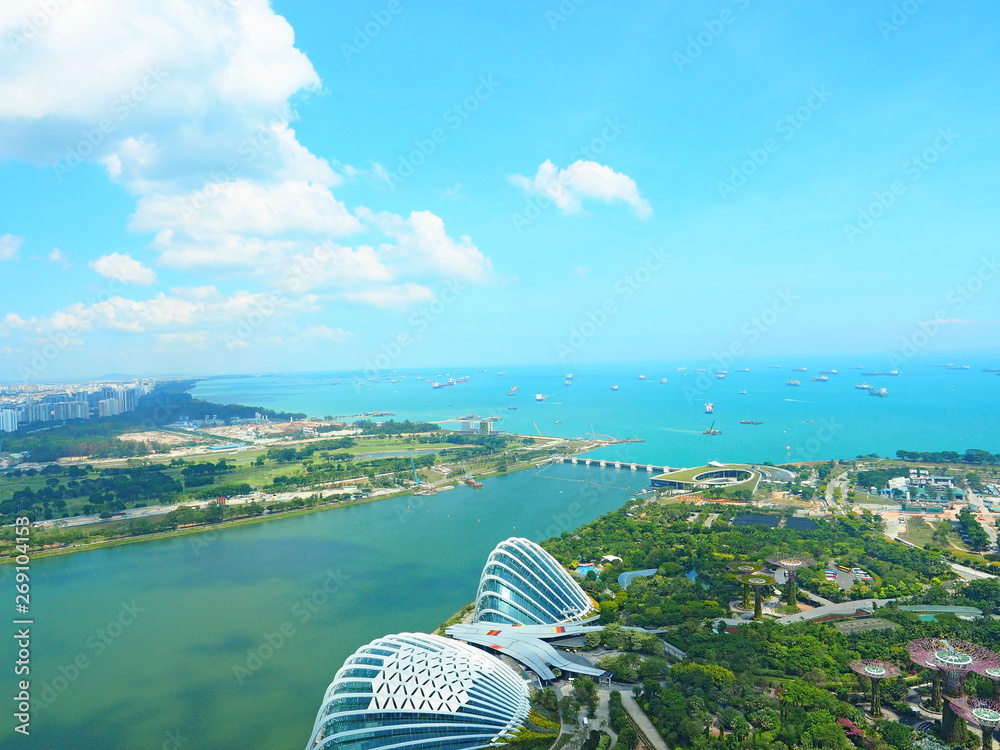 Obraz premium マリーナベイサンズからの景色