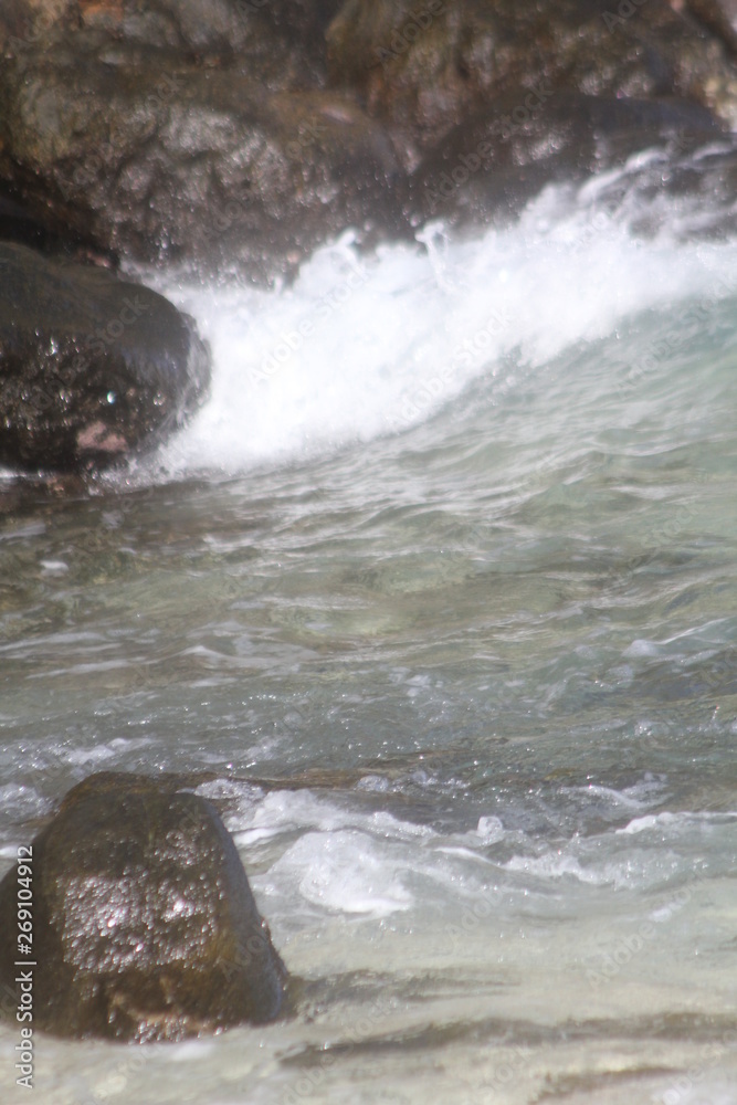 private beach tropical island