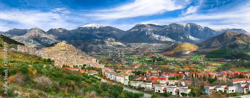 Panoramic view of Morano Calabro