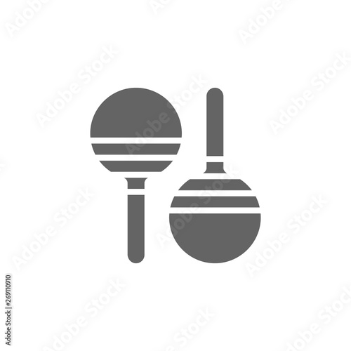 Music festival, maracas, tropical, musical instrument icon. Element of music festival icon. Premium quality graphic design icon. Signs and symbols collection icon