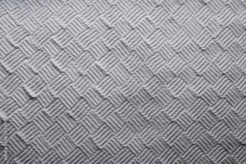 Canvas Print Woven cross-hatch pattern hand-raked into an abstract textured background in the