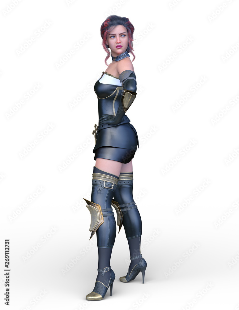 コスチュームを着た女性