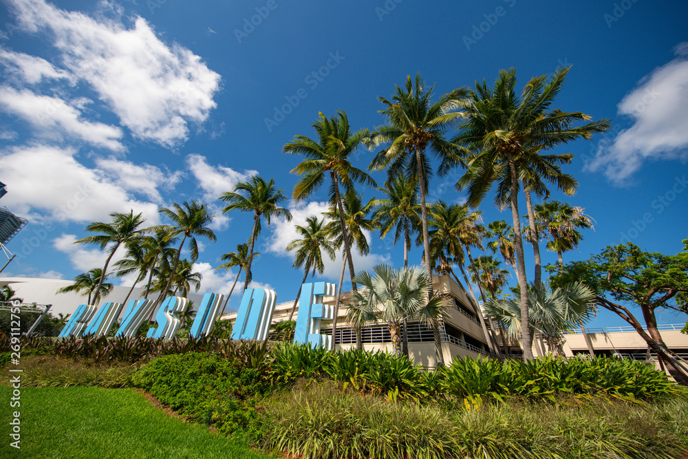 Fototapeta premium Image of Bayside Miami Marketplace Downtown