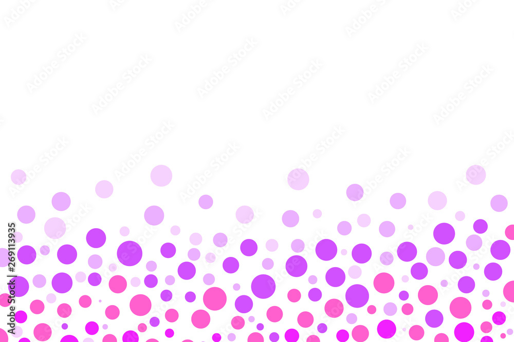 Dot pattern based on red and pink. 赤やピンクを基調としたドット柄 Dot pattern based on red and pink. 赤やピンクを基調としたドット柄