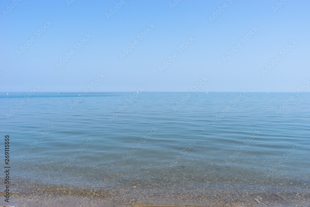 彦根側から眺める琵琶湖 彦根側から眺める琵琶湖