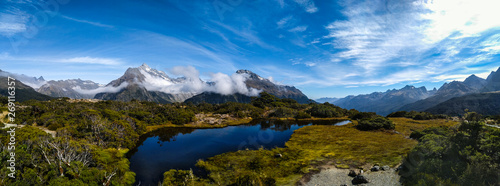 This is absolutelly amazing view from key summit. Part of great walk, the Routeburn track photo