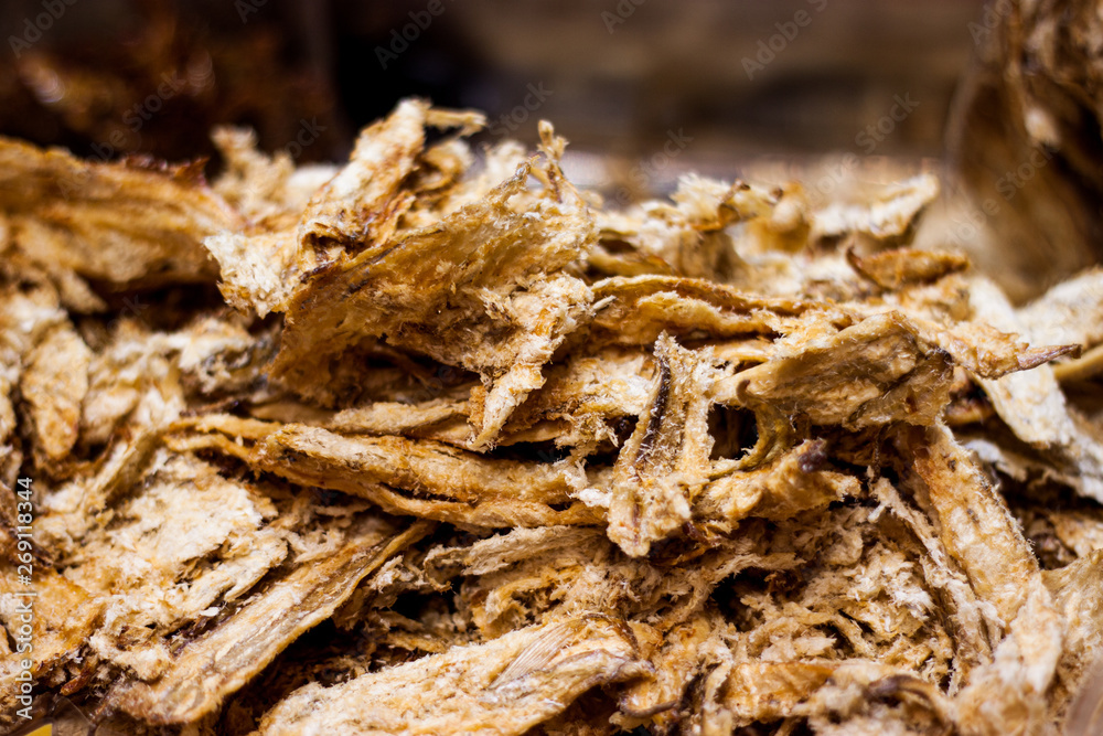 Fish processing products. Dried fish that are smashed. Fish processing products. Dried fish that are smashed.