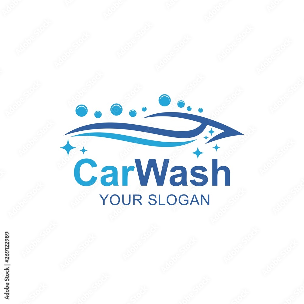 Car wash Logo Template Design Car wash Logo Template Design