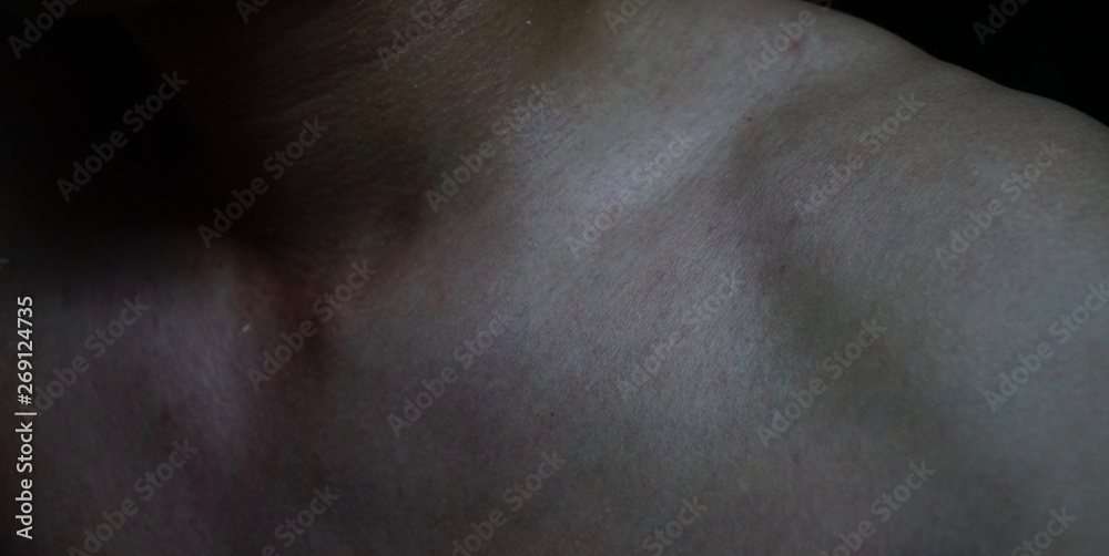 upper part man body with darkbackground upper part man body with darkbackground